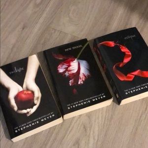 Twilight series books - set of 3